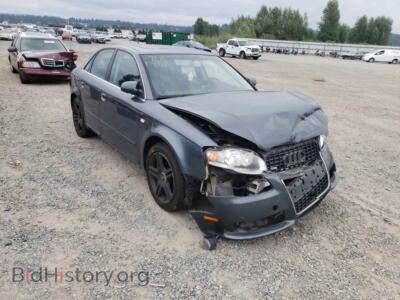 2008 Audi A4 A4 2.0T QU, blue — VIN WAUDF78E28A100922, Copart