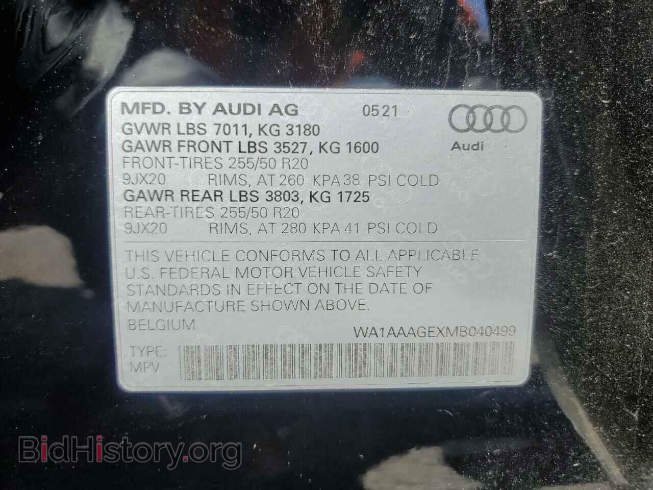 2021 AUDI E-TRON - VIN: WA1AAAGEXMB040499 - Photo 14