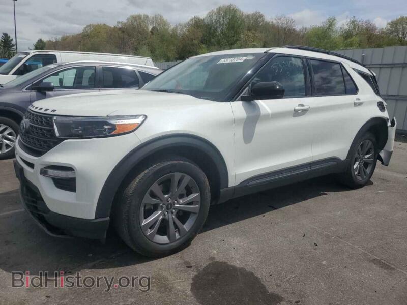 2022 Ford EXPLORER XLT (VIN 1FMSK8DH3NGA17516) — фото 1 из 13, Copart, повреждение: задняя часть