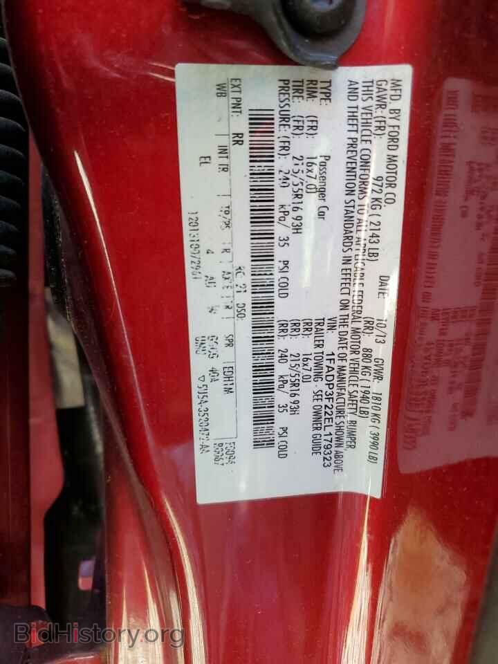 2014 FORD FOCUS - VIN: 1FADP3F22EL179323 - Фото 12