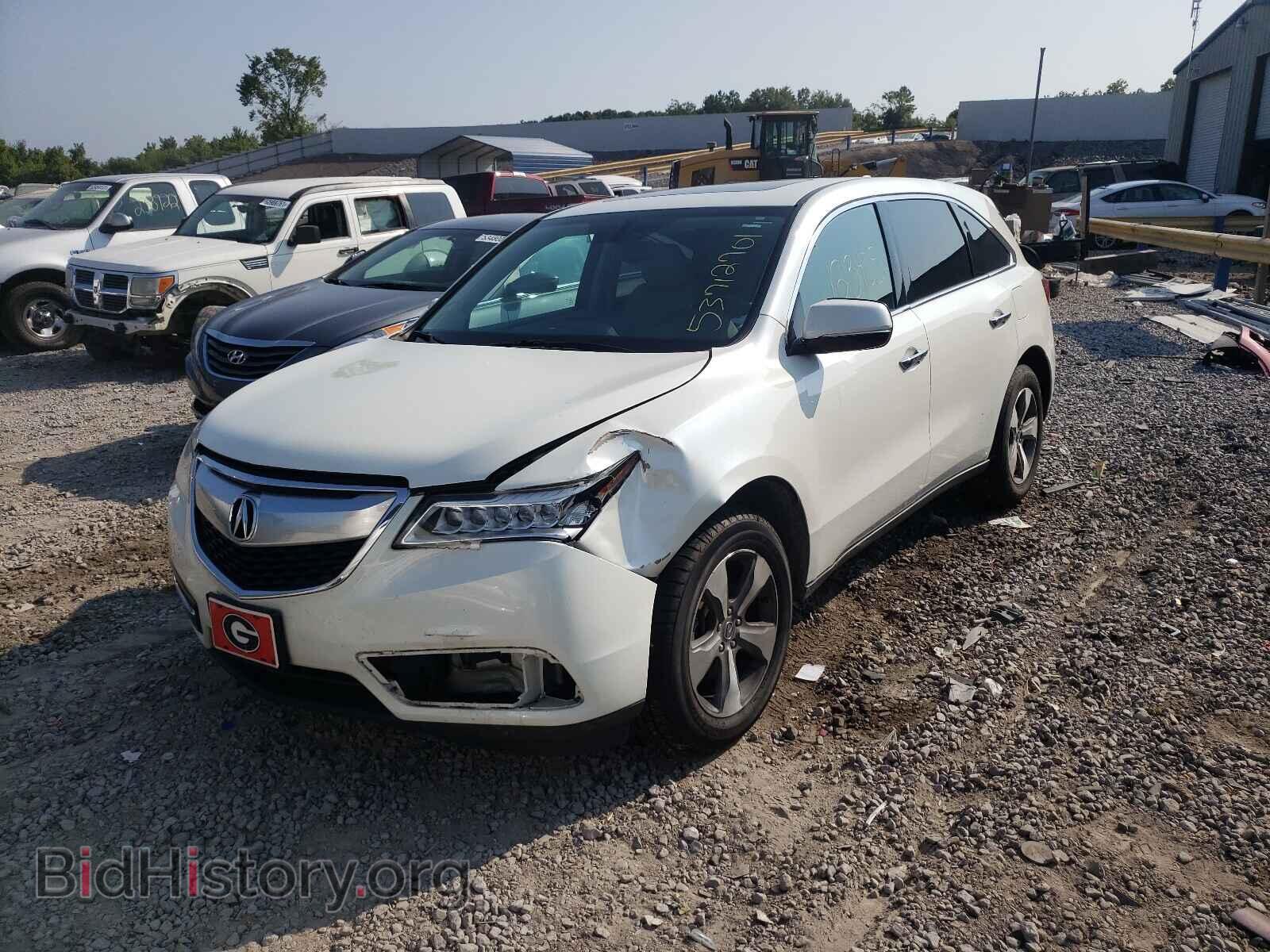 2015 ACURA MDX - VIN: 5FRYD4H21FB021372 - Фото 2
