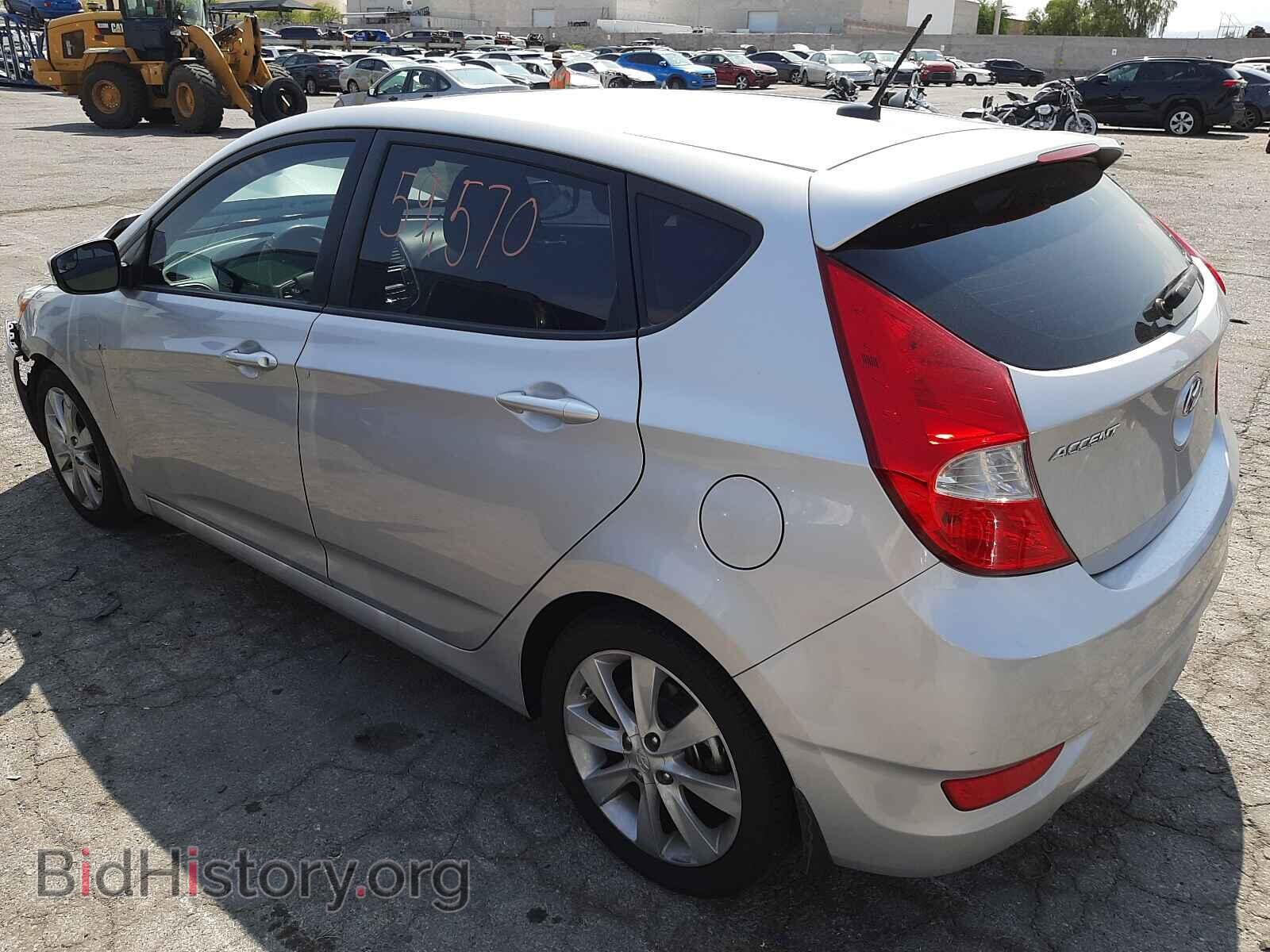 2014 HYUNDAI ACCENT - VIN: KMHCU5AEXEU174453 - Фото 3