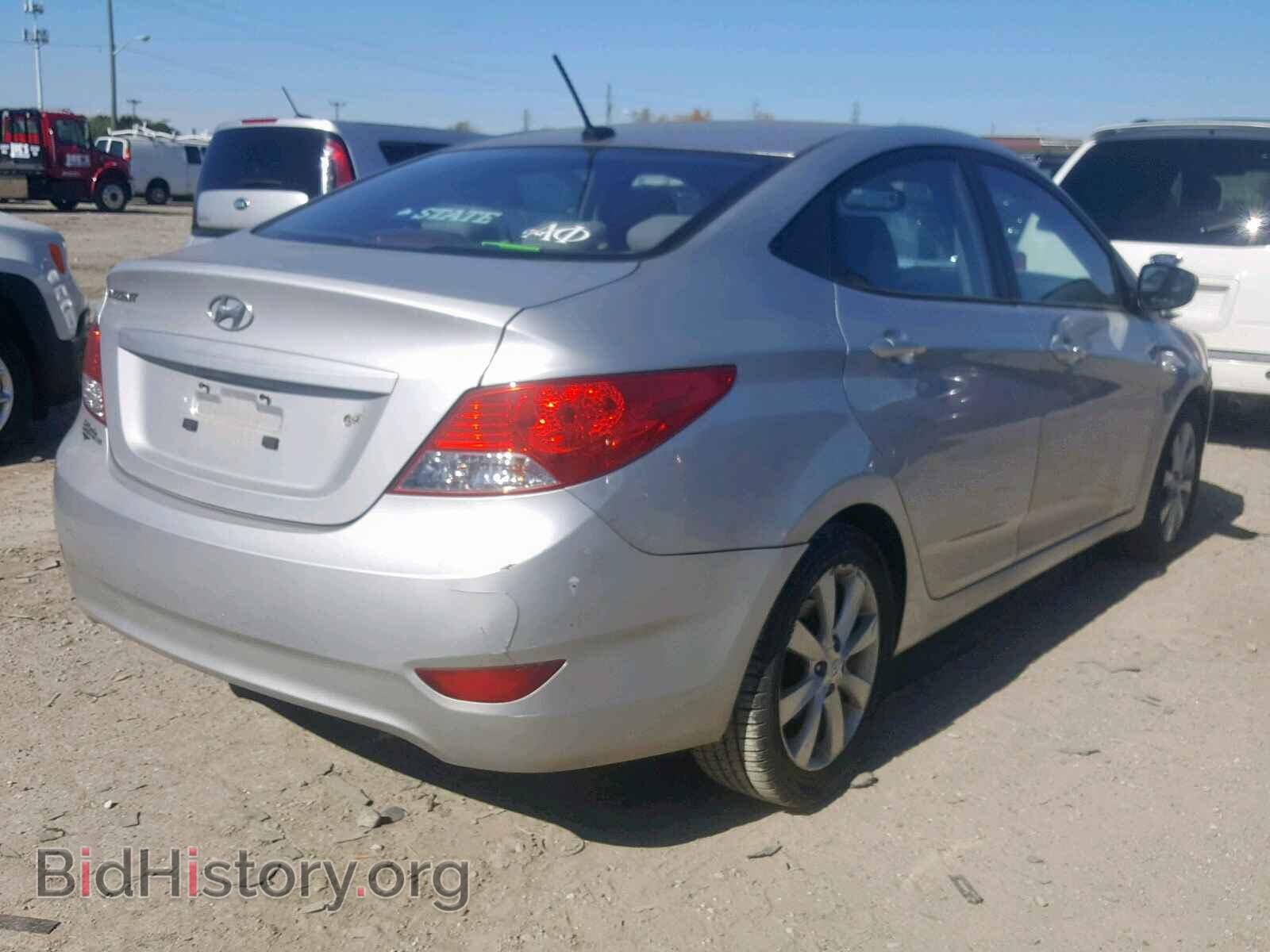 2012 HYUNDAI ACCENT - VIN: KMHCU4AE3CU244169 - Фото 4