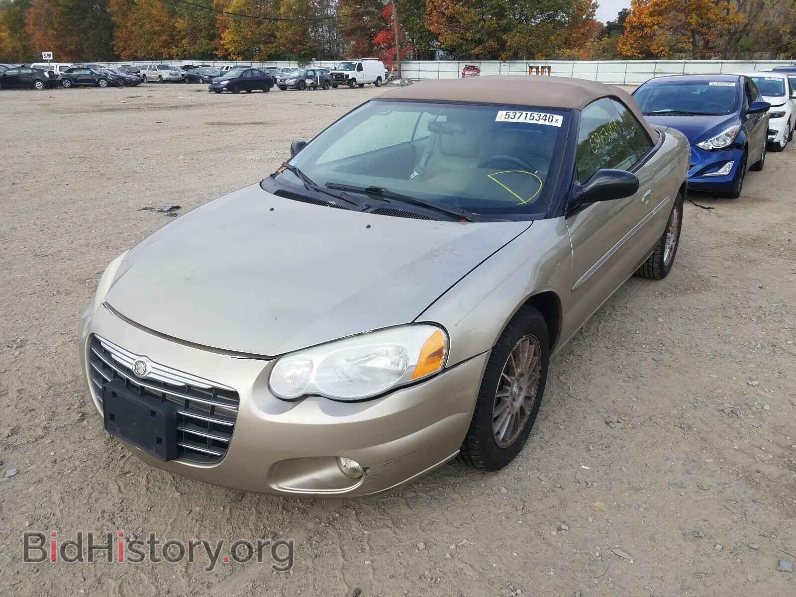 2004 CHRYSLER SEBRING - VIN: 1C3EL55R94N183610 - Фото 2