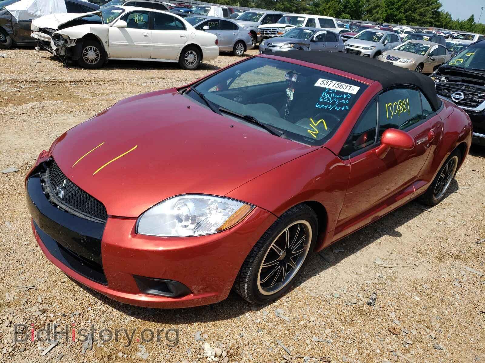 2011 MITSUBISHI ECLIPSE - VIN: 4A37L5EF3BE008354 - Photo 2