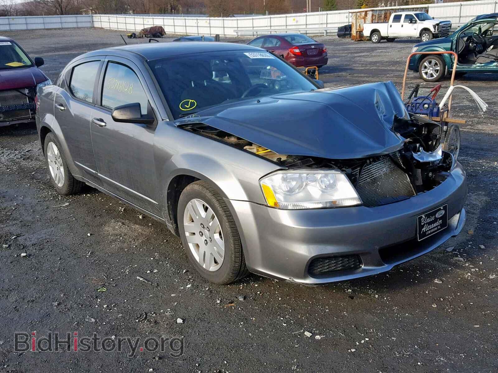 Photo 1C3CDZAB8CN242701 - DODGE AVENGER 2012