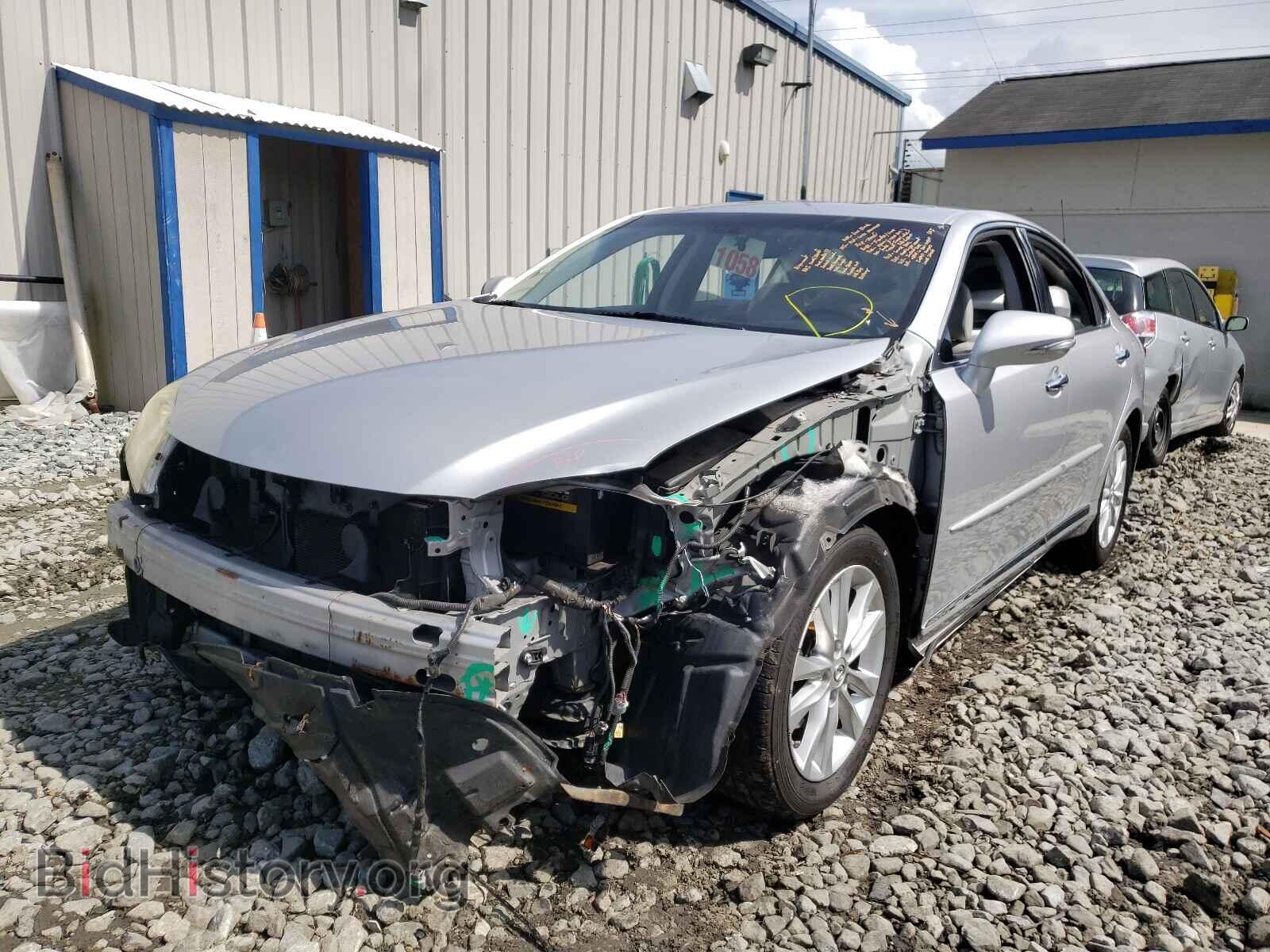 2012 LEXUS ES350 - VIN: JTHBK1EGXC2482773 - Фото 2