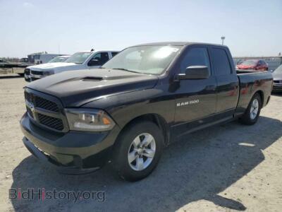 2012 Dodge RAM 1500 ST, black — VIN 1C6RD6FP6CS169507, Copart