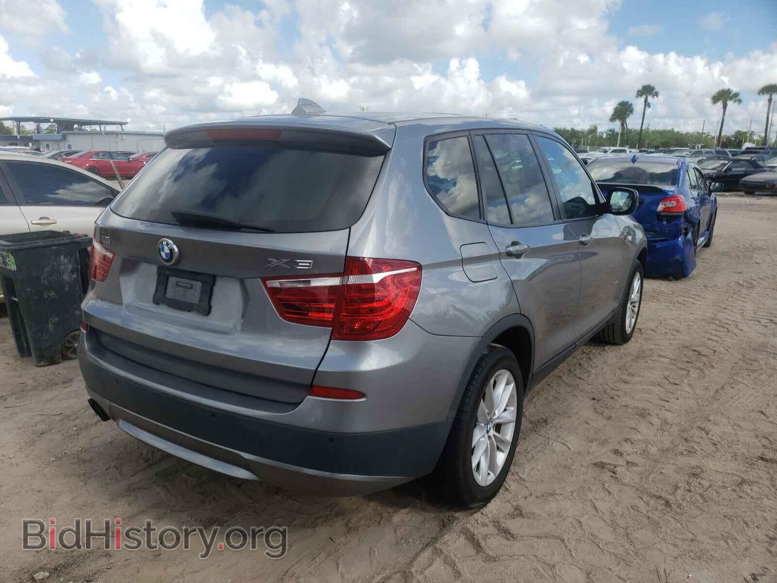 2013 BMW X3 - VIN: 5UXWX9C58D0A17170 - Фото 4
