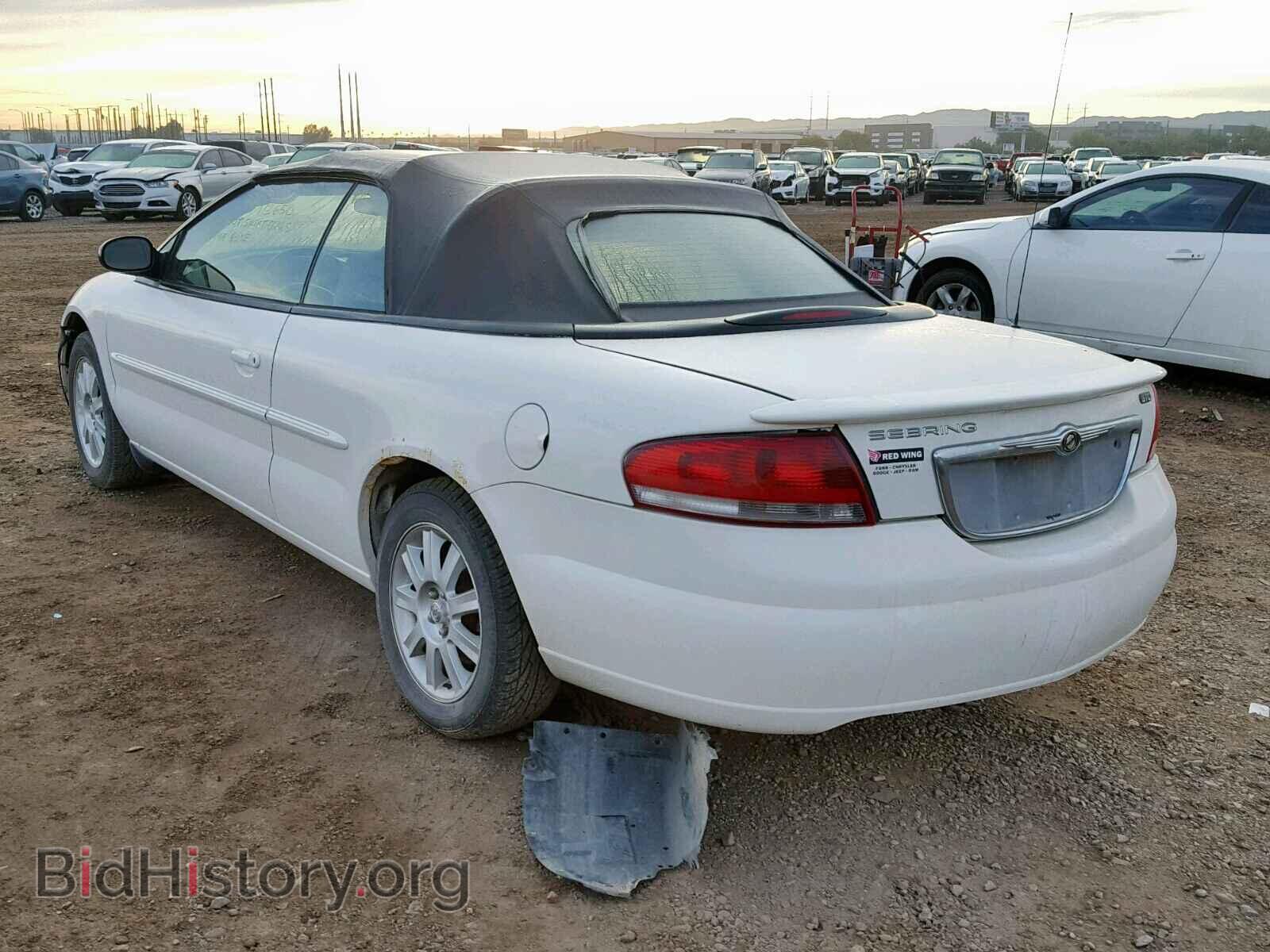 2005 CHRYSLER SEBRING - VIN: 1C3EL75R55N602565 - Фото 3