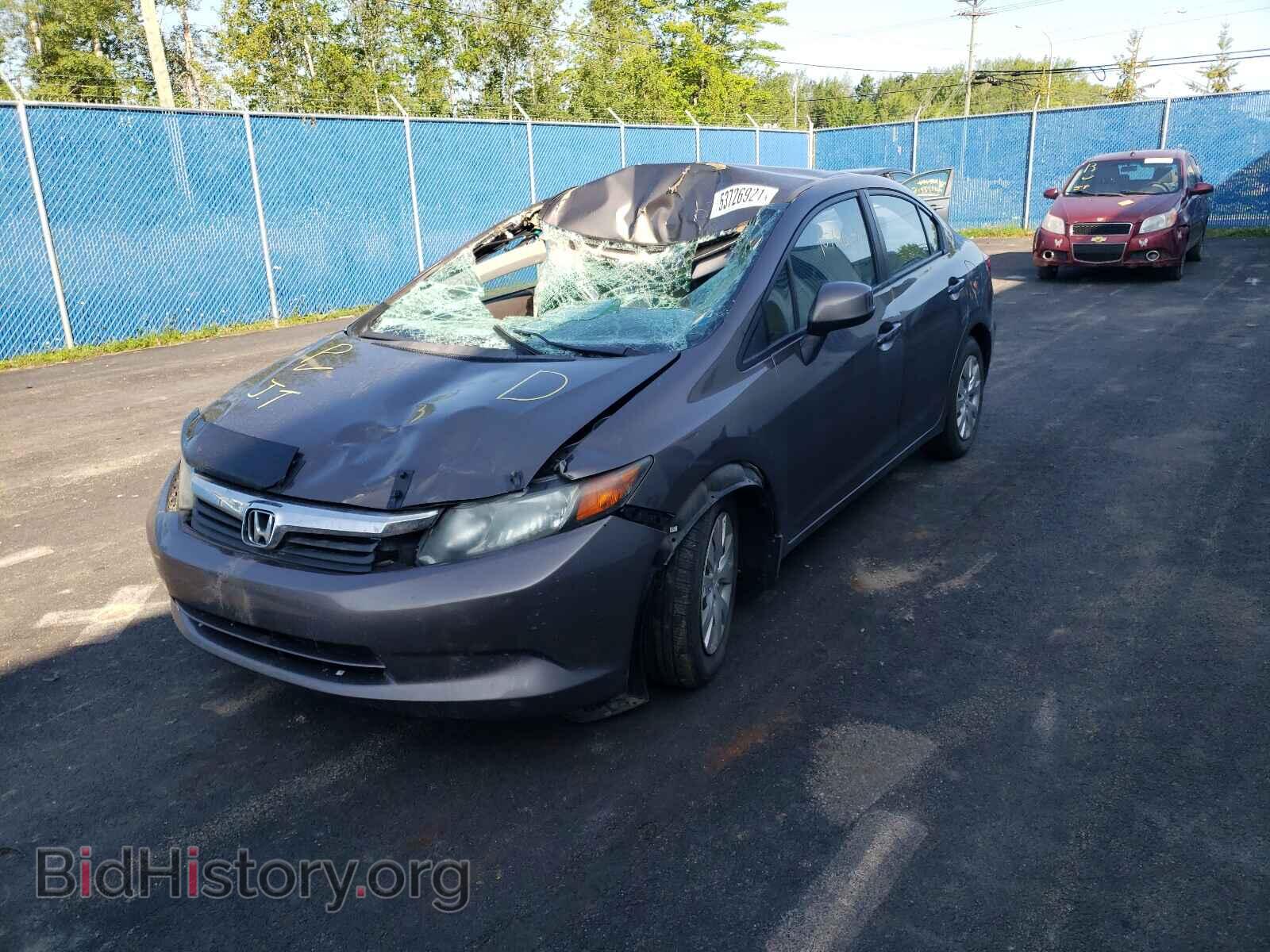 2012 HONDA CIVIC - VIN: 2HGFB2F45CH061114 - Фото 2