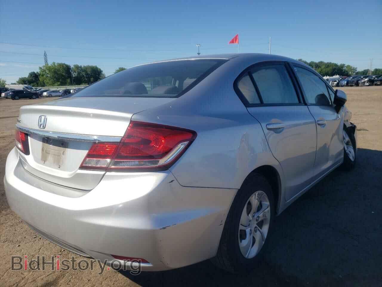 2013 HONDA CIVIC - VIN: 2HGFB2F57DH593605 - Фото 4