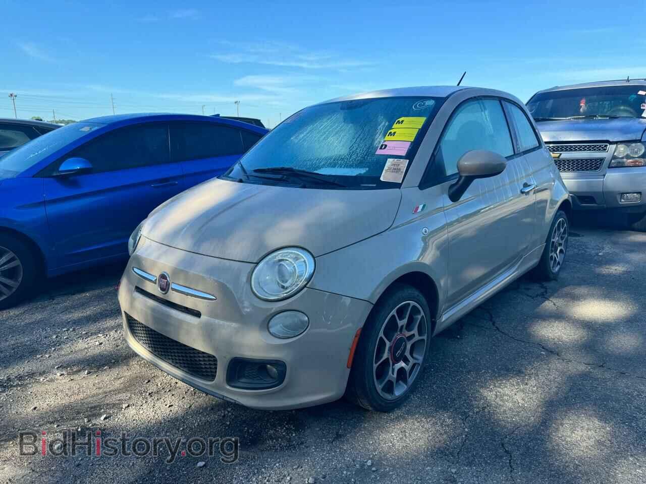 2012 FIAT 500 - VIN: 3C3CFFBR9CT119929 - Фото 2