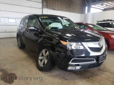 2013 Acura MDX MDX Techno, черный — VIN 2HNYD2H36DH501780, Copart