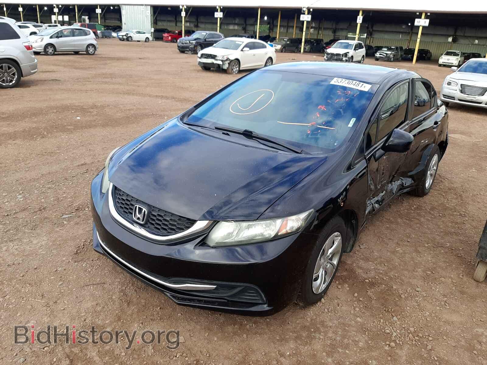 2013 HONDA CIVIC - VIN: 2HGFB2F58DH508321 - Фото 2
