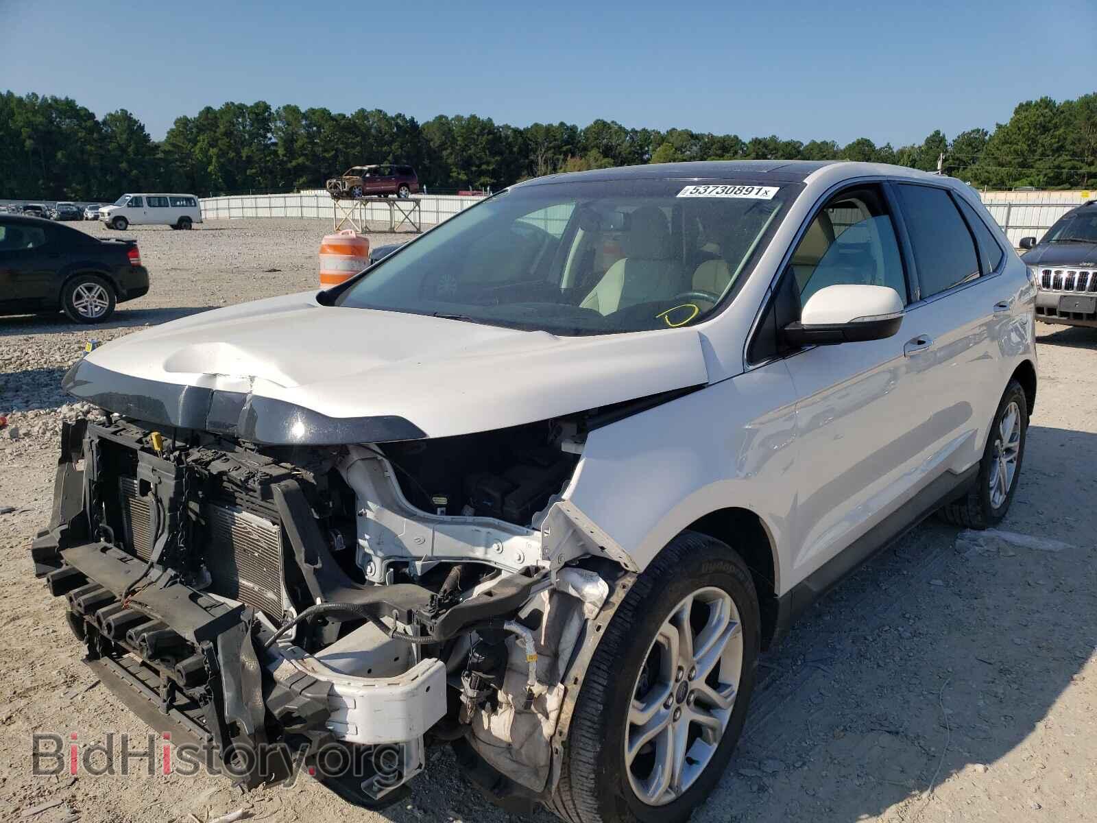 2015 FORD EDGE - VIN: 2FMTK3K88FBB37444 - Фото 2