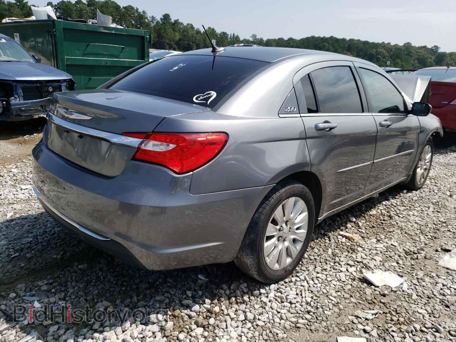 2012 CHRYSLER 200 - VIN: 1C3CCBAB1CN208514 - Фото 4