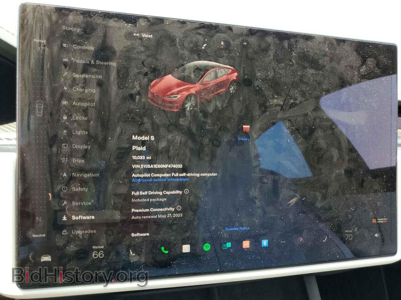 2022 TESLA MODEL S - VIN: 5YJSA1E60NF474032 - Photo 9