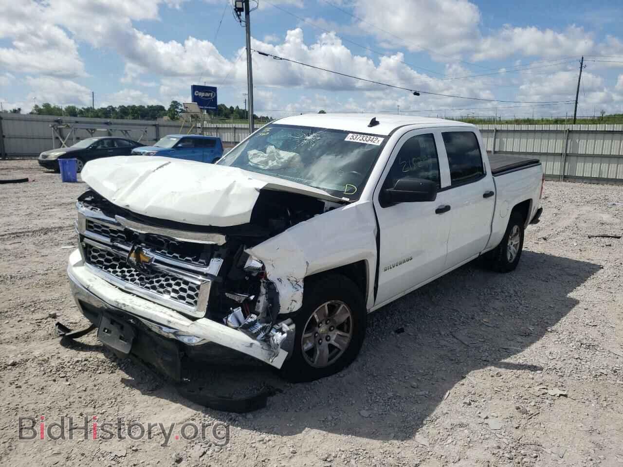 2014 CHEVROLET SILVERADO - VIN: 3GCPCREH4EG233133 - Фото 2