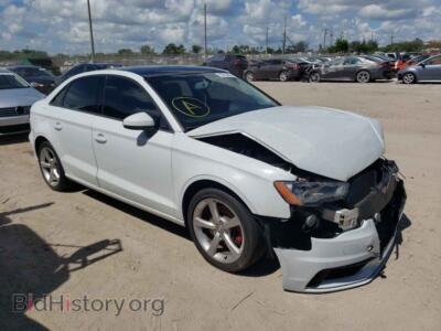 2015 Audi A3 A3 Premium, white — VIN WAUACGFF5F1077205, Copart