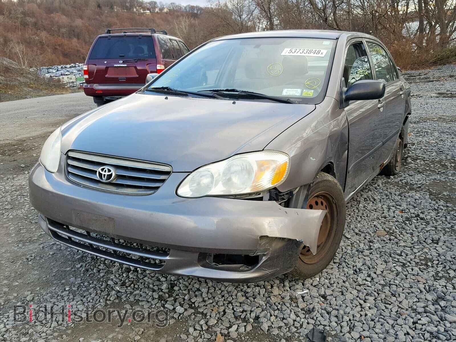 2003 TOYOTA COROLLA - VIN: 2T1BR32E43C097562 - Фото 2