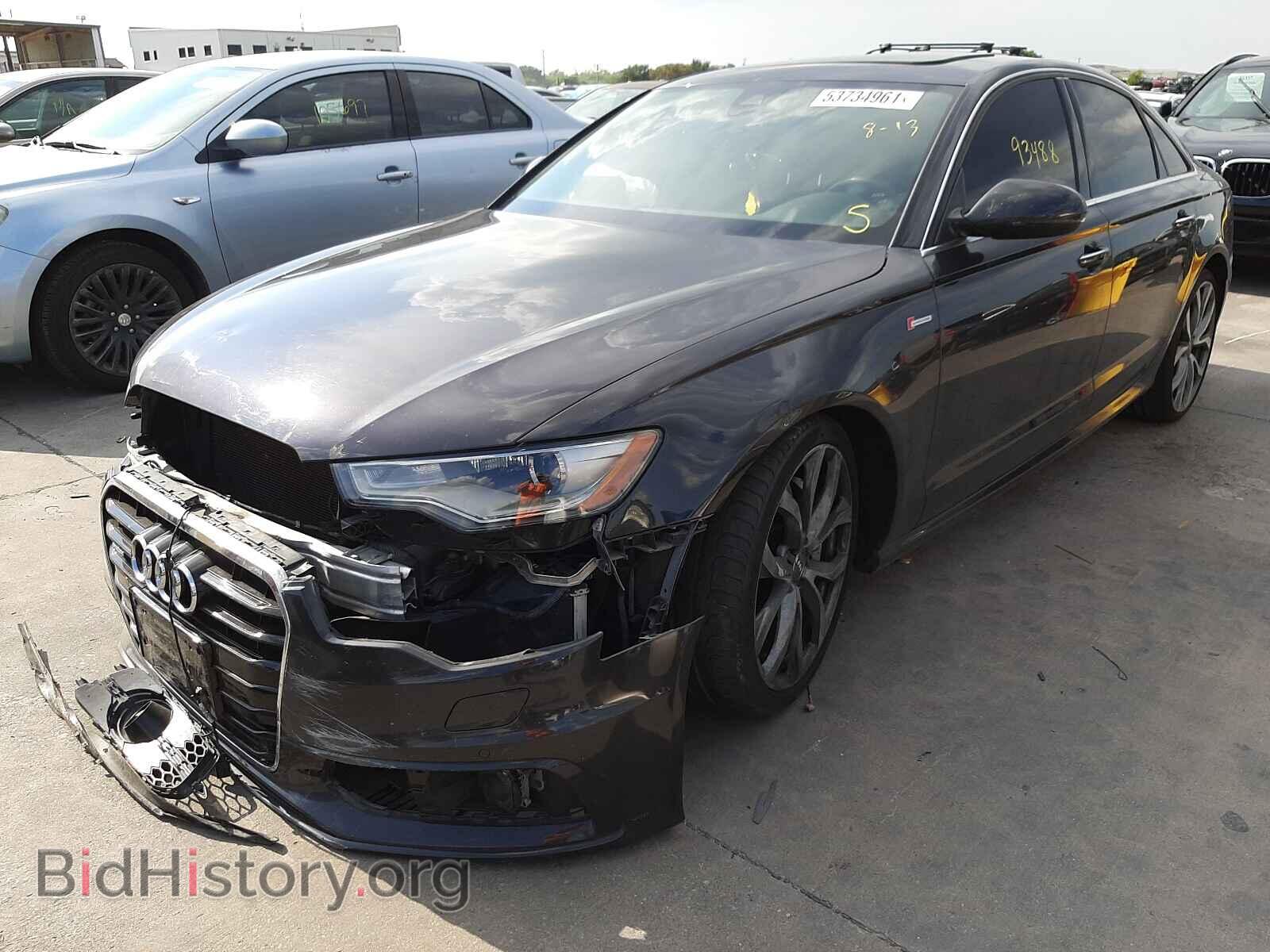 2013 AUDI A6 - VIN: WAUHGAFC5DN086658 - Фото 2