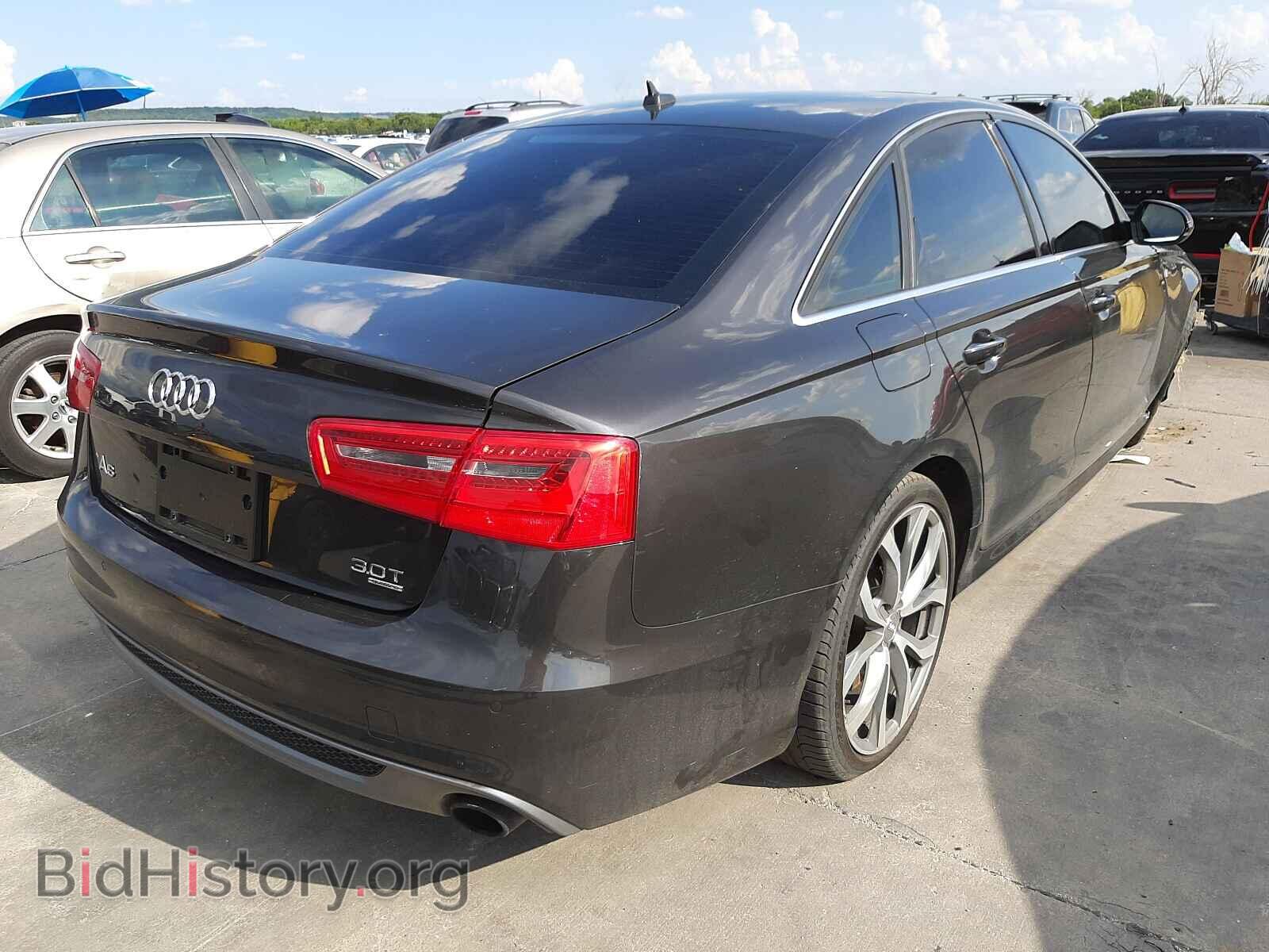 2013 AUDI A6 - VIN: WAUHGAFC5DN086658 - Фото 4