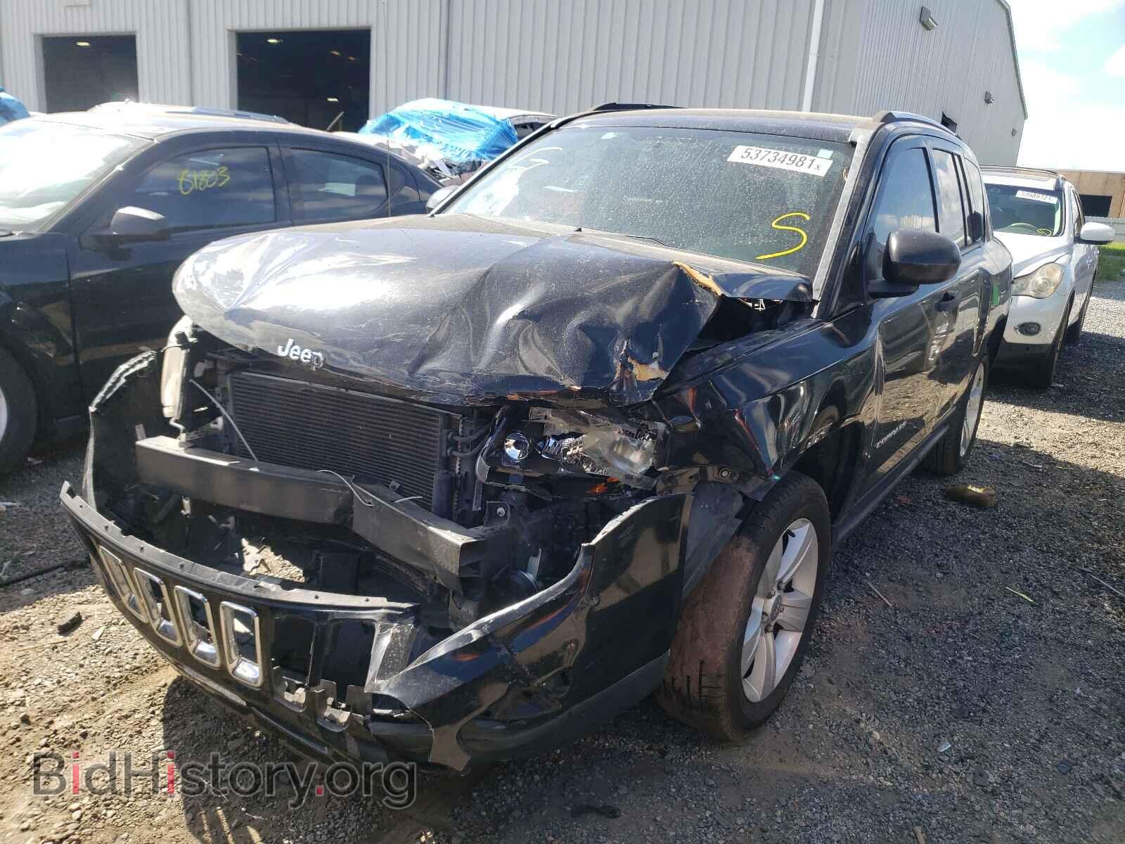 2014 JEEP COMPASS - VIN: 1C4NJCBB3ED900653 - Фото 2