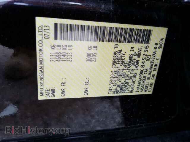 2013 NISSAN MAXIMA - VIN: 1N4AA5AP0DC845256 - Фото 10
