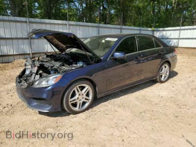 2014 Mercedes-Benz E-CLASS 350 4MATIC, синий — VIN WDDHF8JB8EA892733, Copart