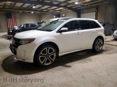 2013 Ford EDGE Sport, white — VIN 2FMDK4AK8DBB82873, Copart