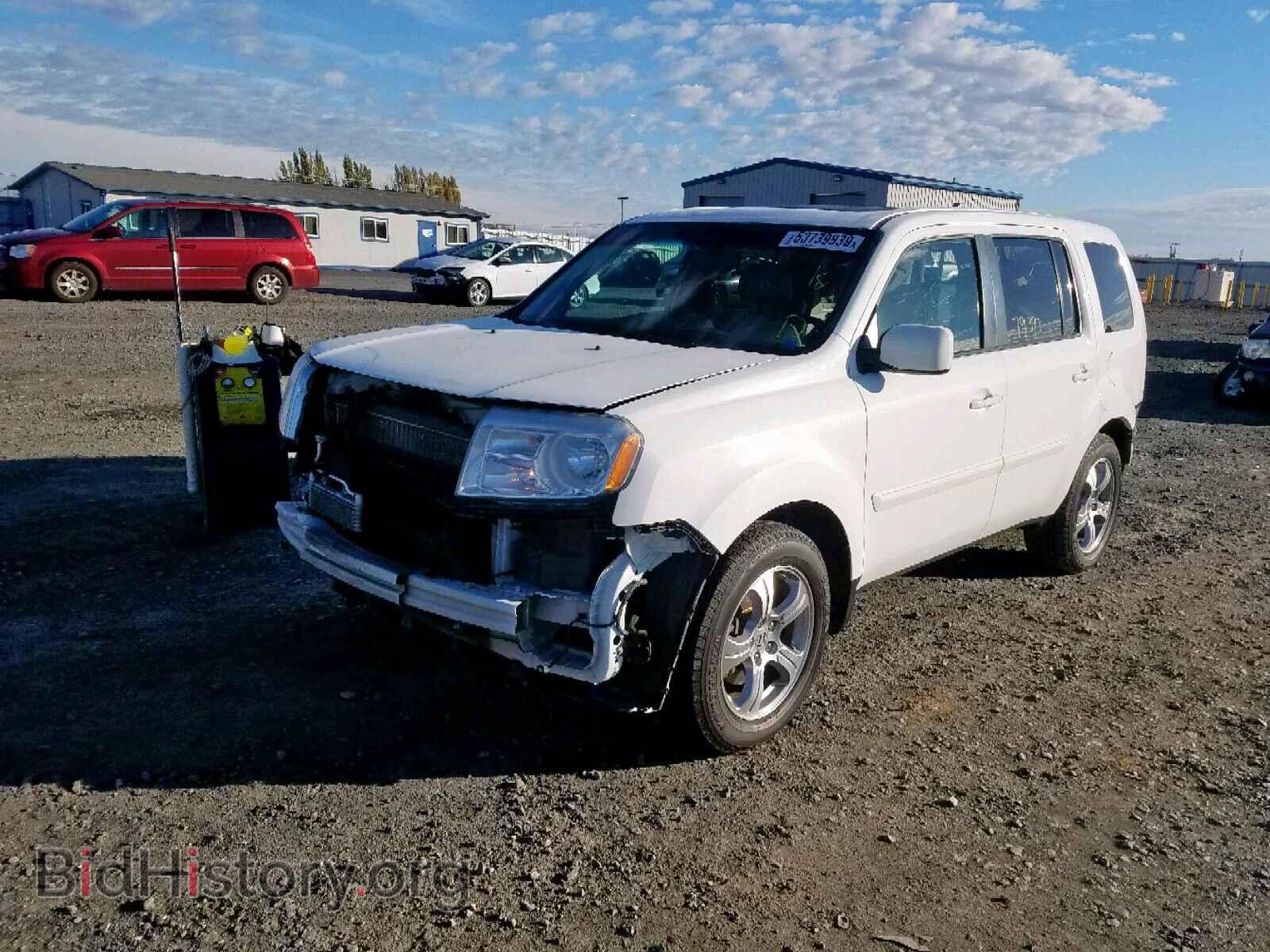 2014 HONDA PILOT EXL - VIN: 5FNYF4H50EB032335 - Фото 2
