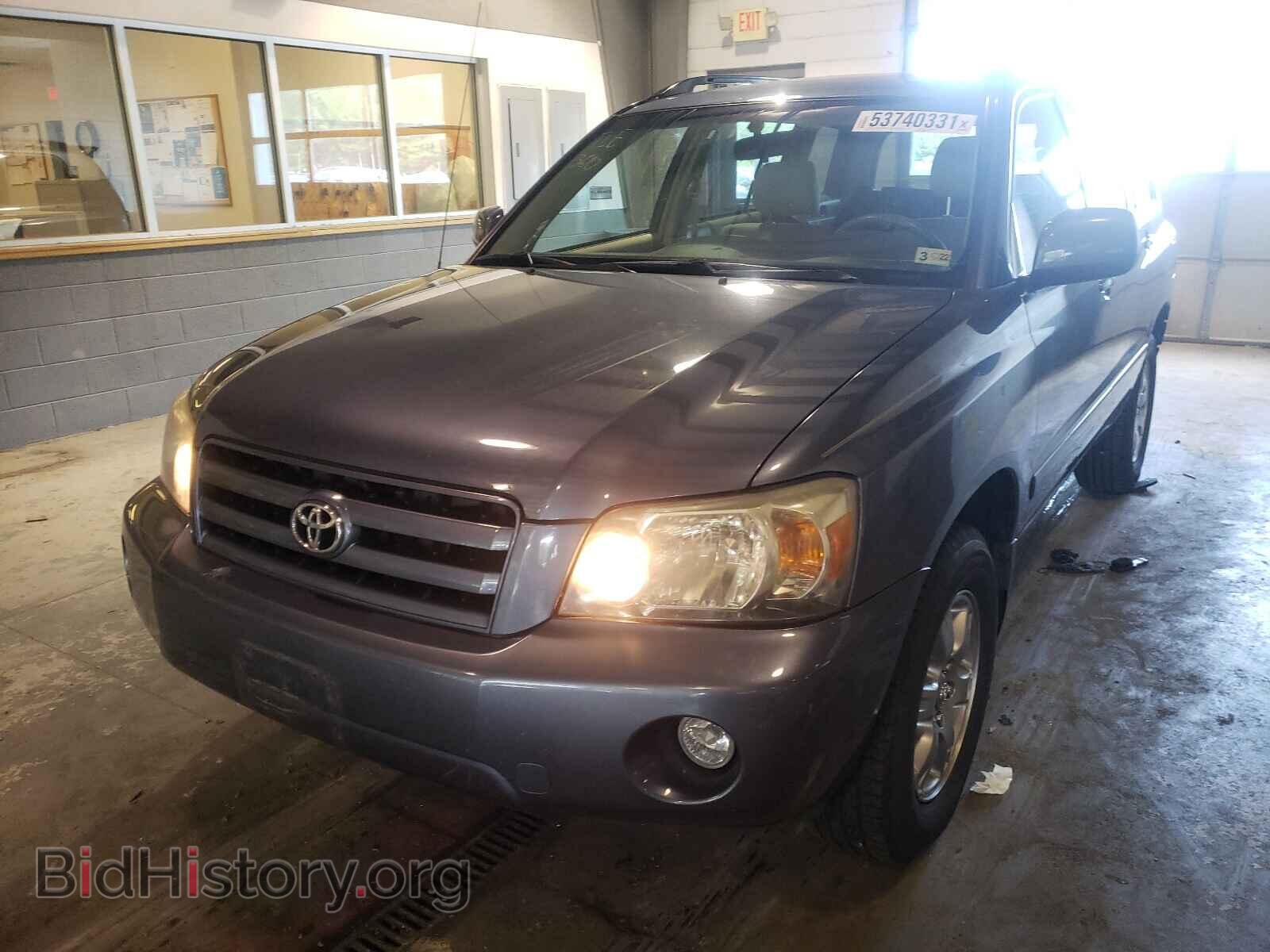 2007 TOYOTA HIGHLANDER - VIN: JTEGP21A670134806 - Фото 2