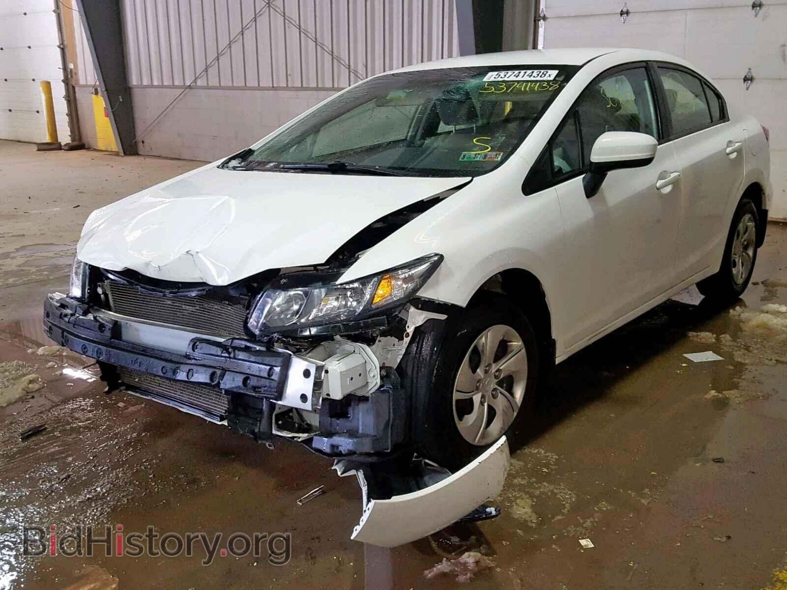 2014 HONDA CIVIC LX - VIN: 19XFB2F55EE258564 - Фото 2