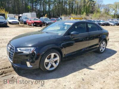 2018 Audi A3 Premium, black — VIN WAUAUGFF3J1038652, Copart
