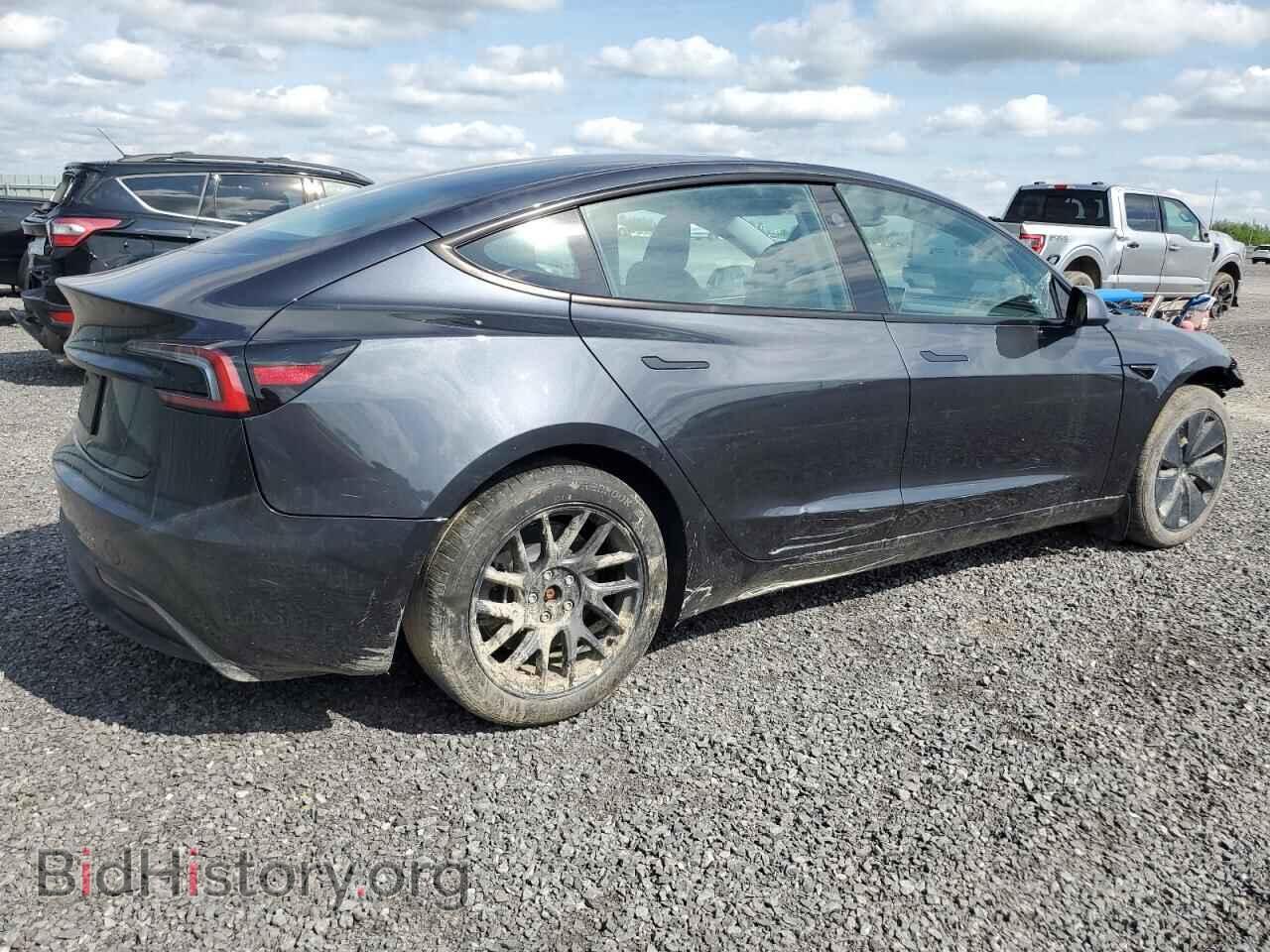 2024 TESLA MODEL 3 - VIN: LRW3E7FA2RC089456 - Фото 3