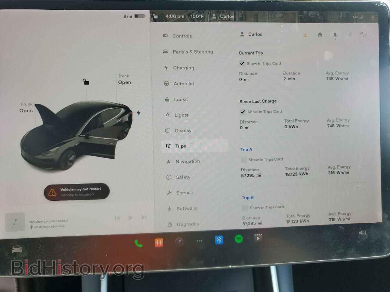 2018 TESLA MODEL 3 - VIN: 5YJ3E1EA5JF057867 - Photo 9