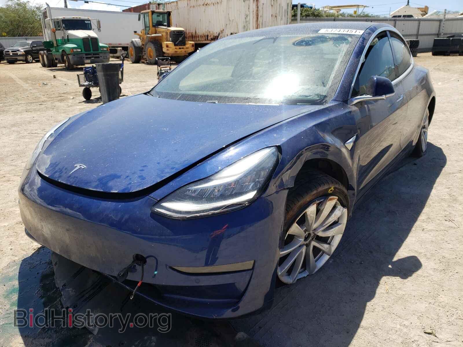 2019 TESLA MODEL 3 - VIN: 5YJ3E1EAXKF428457 - Фото 2