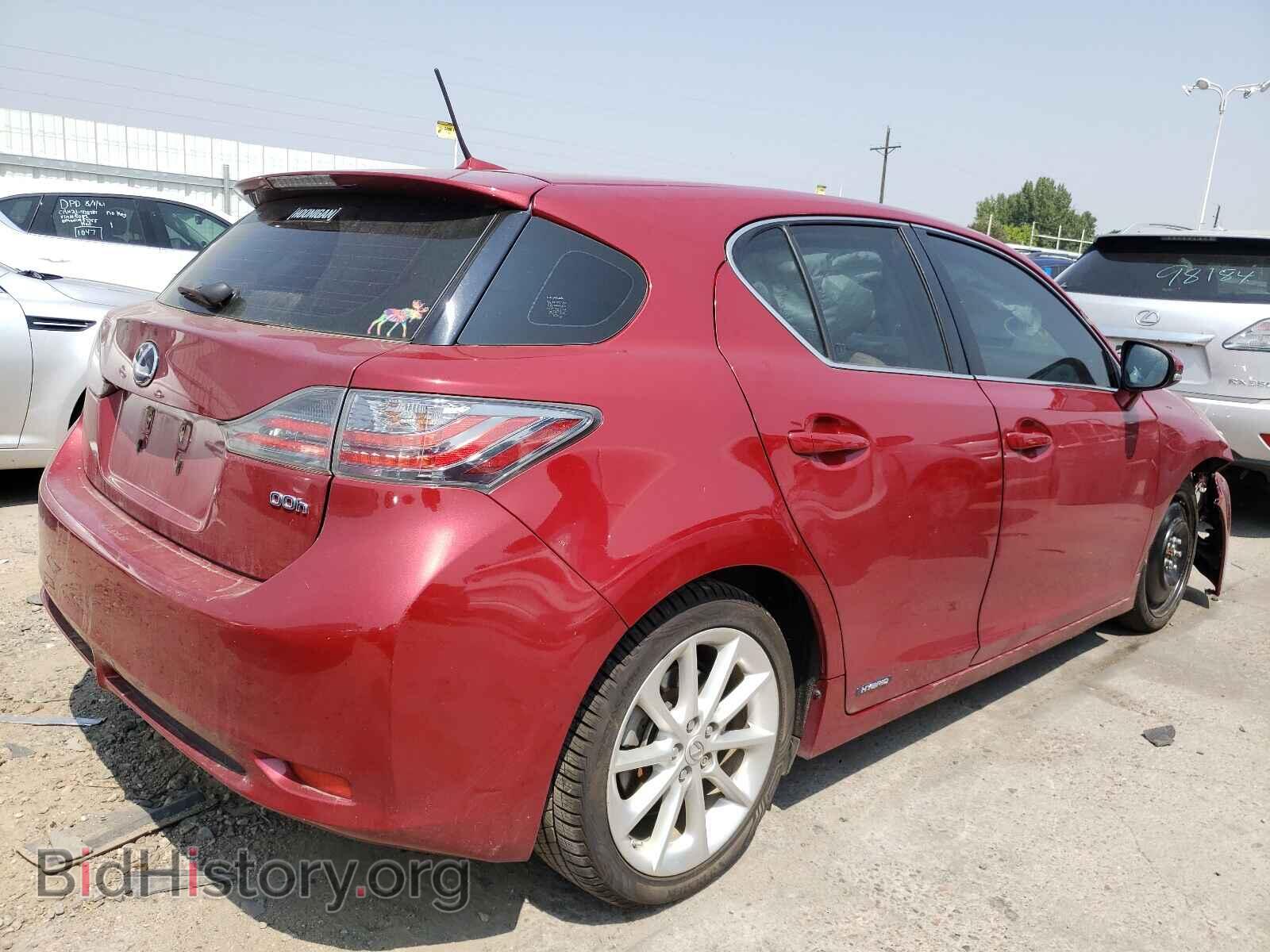 2011 LEXUS CT 200 - VIN: JTHKD5BH6B2007442 - Фото 4