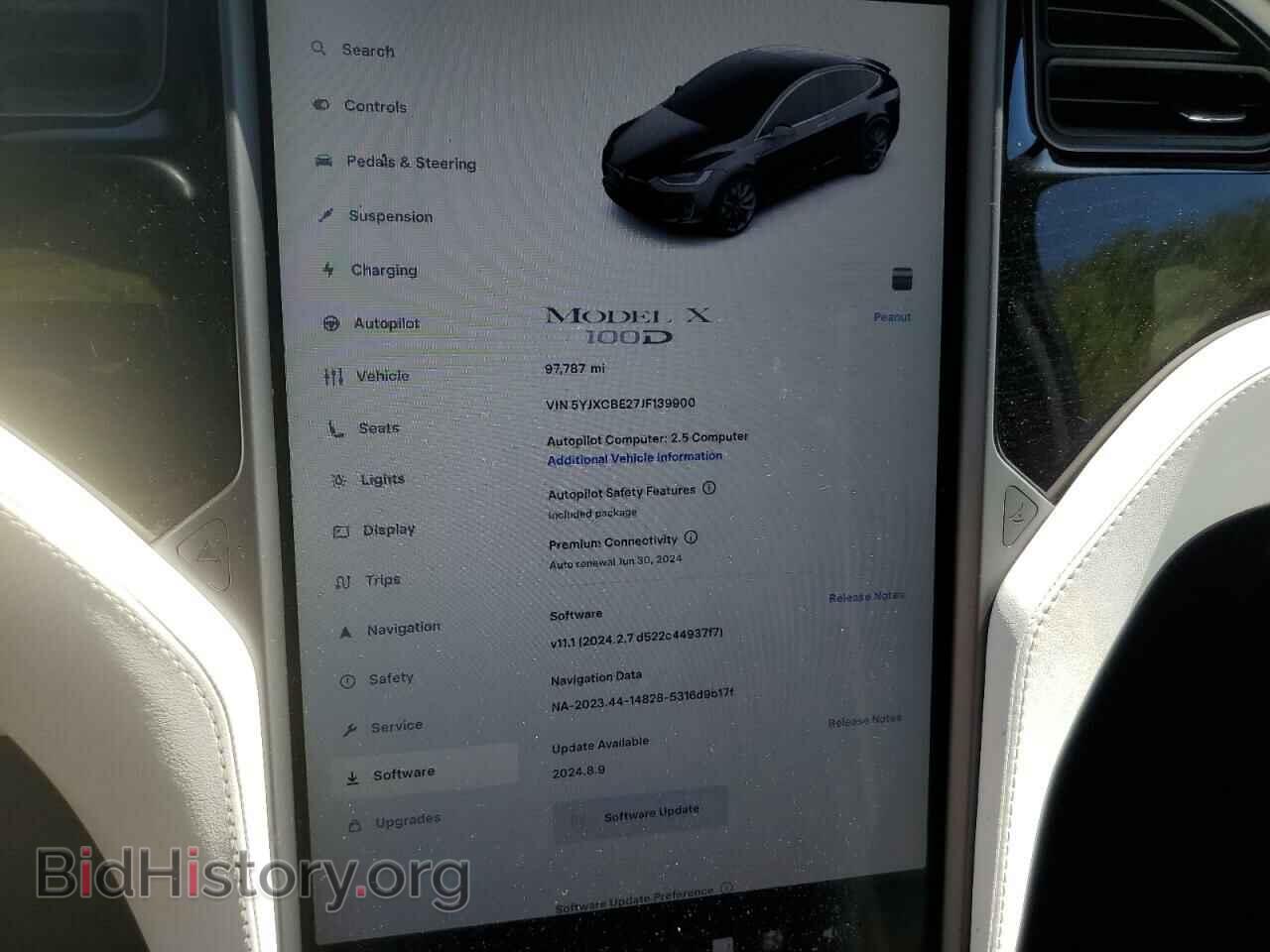 2018 TESLA MODEL X - VIN: 5YJXCBE27JF139900 - Photo 9