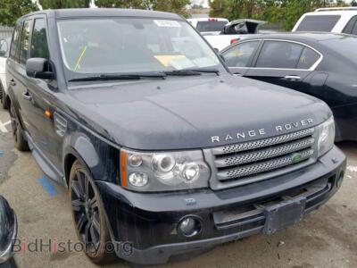2008 Land Rover RANGE ROVE, черный — VIN SALSF25488A182754, Copart