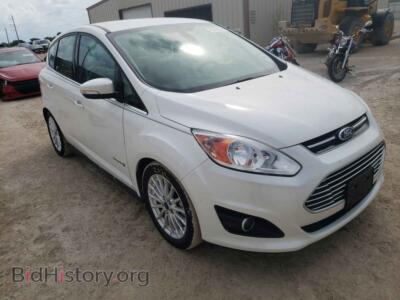 2015 Ford CMAX C-Max SEL, white — VIN 1FADP5BU2FL124388, Copart