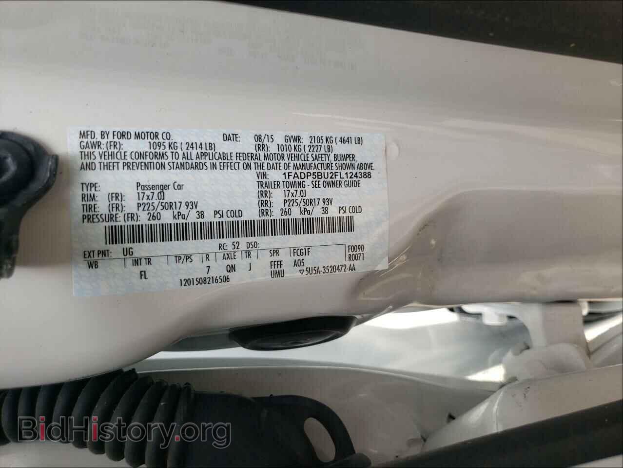 2015 FORD CMAX - VIN: 1FADP5BU2FL124388 - Photo 10
