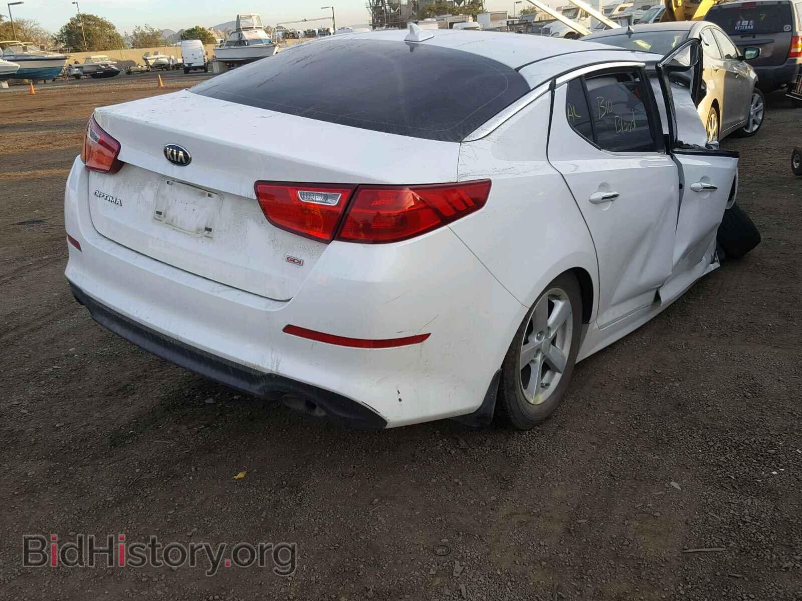 2015 KIA OPTIMA - VIN: KNAGM4A73F5664968 - Фото 4