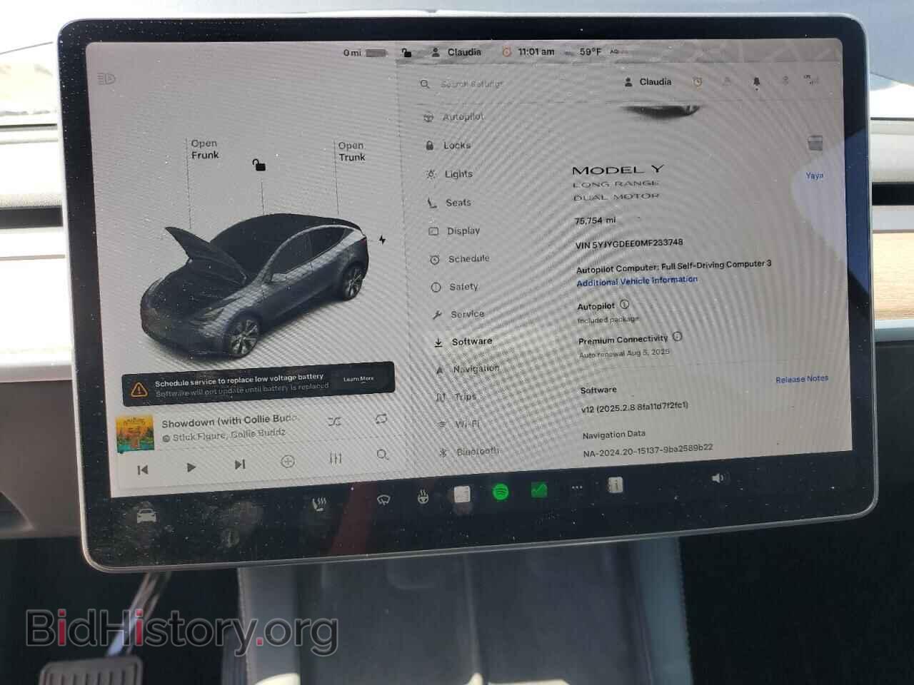 2021 TESLA MODEL Y - VIN: 5YJYGDEE0MF233748 - Photo 9
