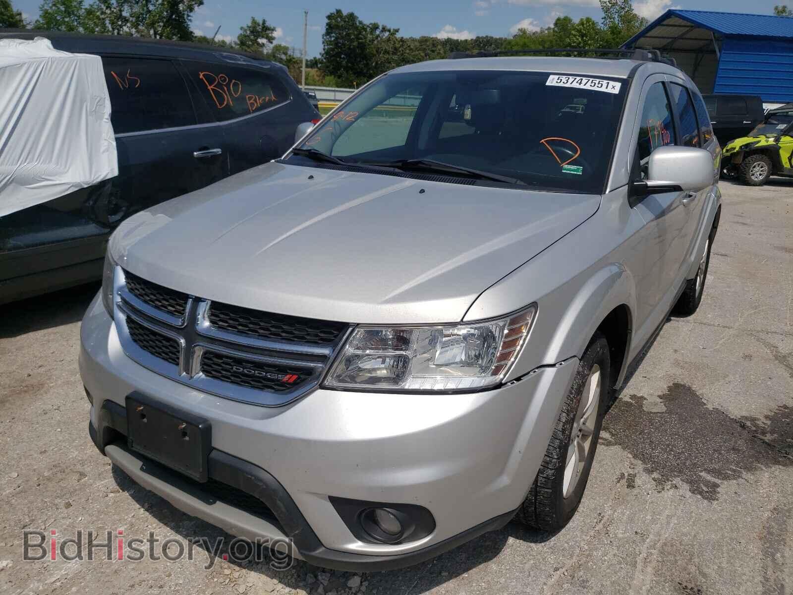 2014 DODGE JOURNEY - VIN: 3C4PDCBB2ET182670 - Фото 2