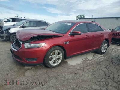 2013 Ford TAURUS SEL, красный — VIN 1FAHP2E84DG150222, Copart