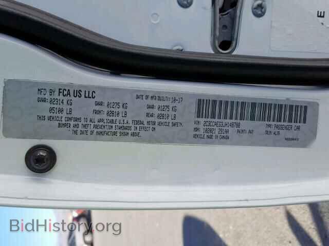2018 CHRYSLER 300 - VIN: 2C3CCAEG3JH148788 - Фото 10