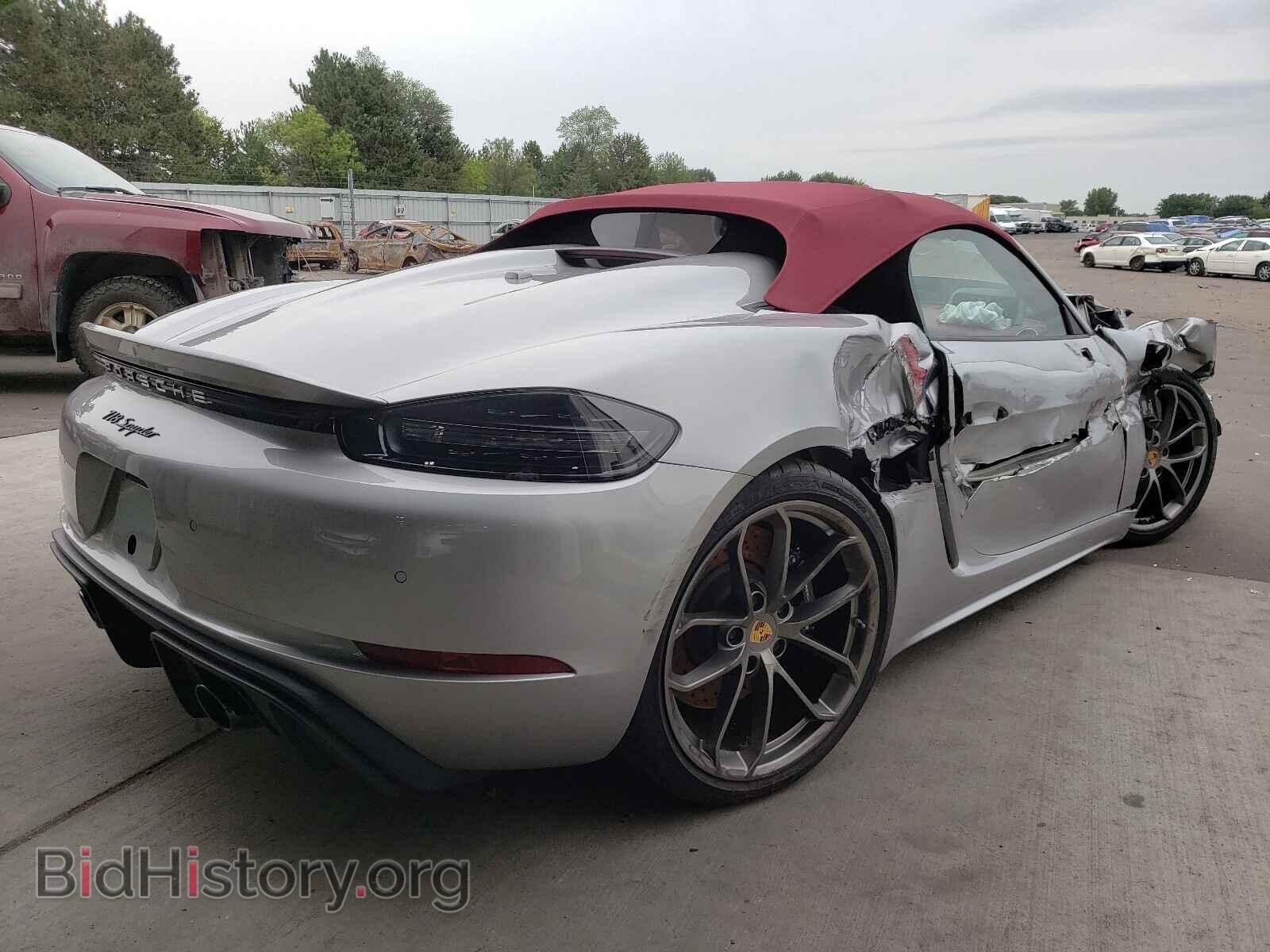 2021 PORSCHE BOXSTER - VIN: WP0CC2A89MS240419 - Фото 4