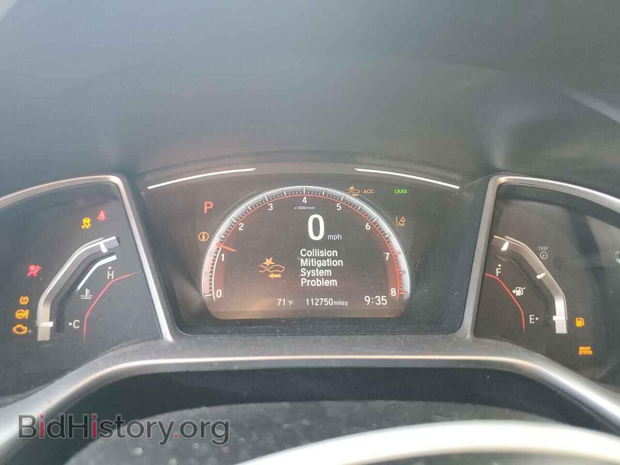 2019 HONDA CIVIC - VIN: 2HGFC2F85KH502724 - Фото 9